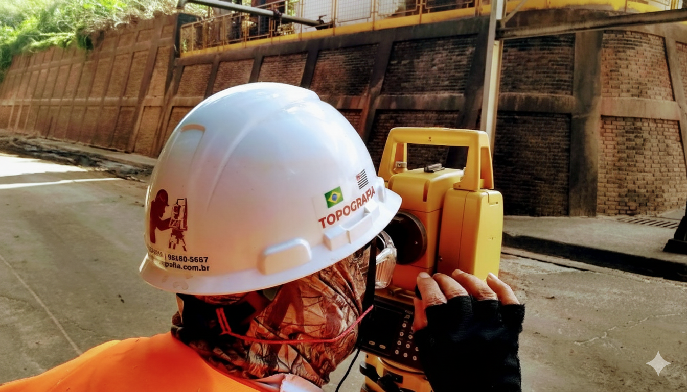 Engenheiros em um grande canteiro de obras